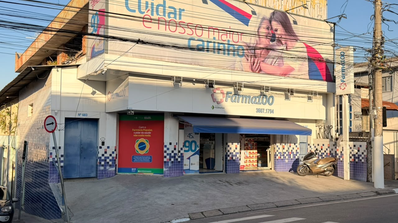 Entrada da Farma100 Osasco